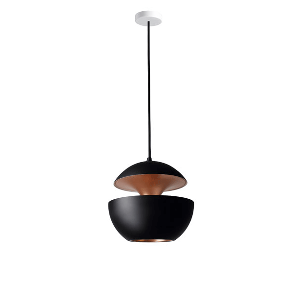 Here Comes The Sun Pendel Sort/Kobber 25 cm