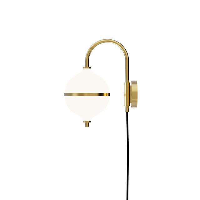 Rebello Decor Eternal Moonlight Væglampe Ø15 Sort Ledning