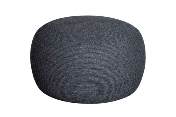 Cane-line Circle Fodskammel, Stor, Dark Grey